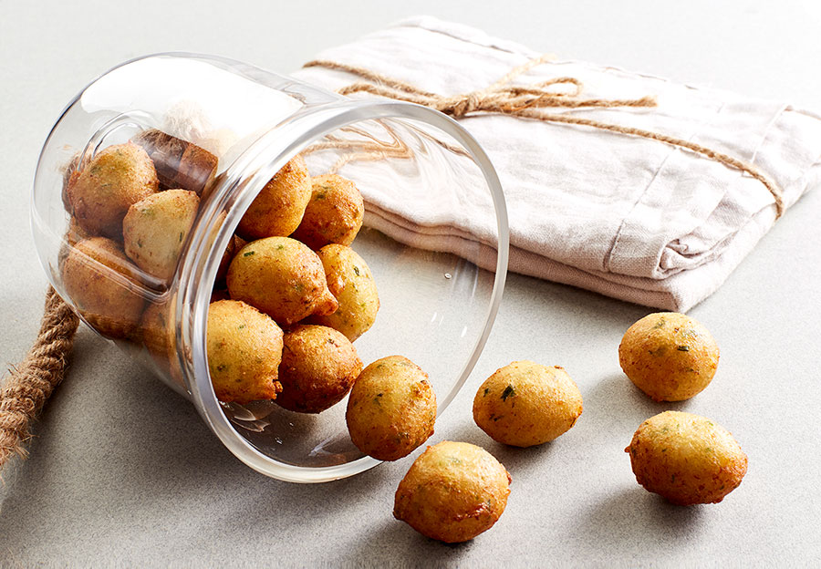 Buñuelos de bacalao congelados